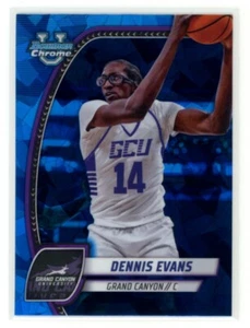 DENNIS EVANS 2024-25 Bowman Chrome Sapphire University #89 C1 - Picture 1 of 2