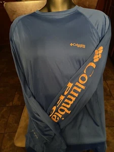 columbia pfg long sleeve xl Royal Blue - Picture 1 of 5