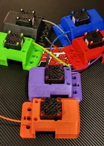 MAX4 HOBBYWING HIGH POWER ALUMINUM RC COOLING FAN MOUNT LOSI 5T 5B DBXLE ARRMA - Picture 1 of 22