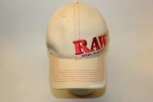 Mütze Kappe hellbraun rot Stickerei #RAW Life NEU - Bild 1 von 7