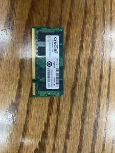 Crucial 2GB SO-DIMM 667 MHz PC2-5300 DDR2 SDRAM Memory (CT25664AC667) - Picture 1 of 2