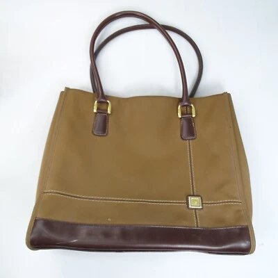 FLAWS- Diane Von Furstenberg Large Tote Shoulder Bag DVF Brown Vintage - Image 1 of 4