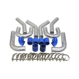 3" Turbo Intercooler Piping Kit Tube for Subaru Impreza WRX Sti Legacy 2mm Thick - Bild 1 von 1