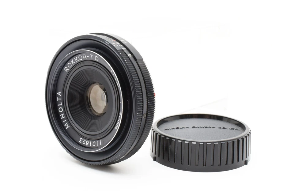 Objetivo Minolta Rokkor TD 45 mm F/2,8 Pancake MF 5573 Foto 1 de 4