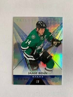 2016-17 Upper Deck Trilogy Rainbow Blue #37 Jamie Benn 358/849 - Dallas Stars - Image 1 of 2