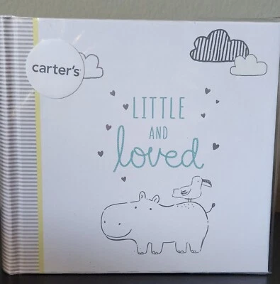 ÁLBUM DE FOTOS "PEQUENO e AMADO" de Carter e livro de registro de memória das primeiras do bebê - Imagem 1 de 4