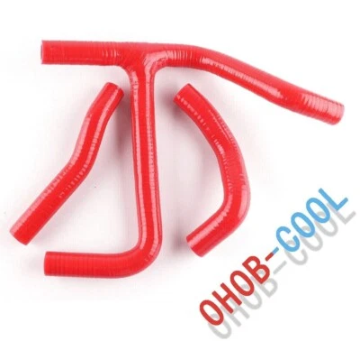 Para Suzuki RMZ250 RMZ 250 2010 2011 Tubo Rojo Silicona Radiador Y Mangueras de Refrigerante Foto 1 de 4