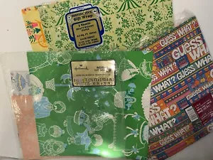Vintage Wrapping Paper lot of wedding, baby, birthday - Picture 1 of 2