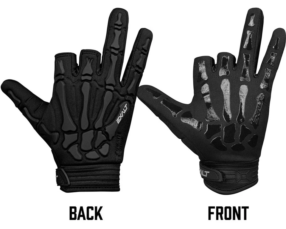 NUEVO Guantes de paintball Exalt Death Grip - Negros - Grandes Foto 1 de 1