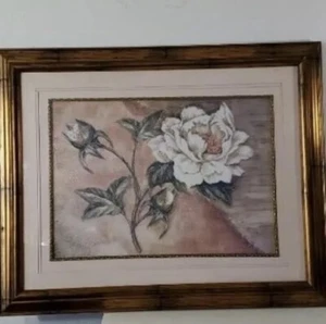 Kunstdruck Holzimitat gerahmt - Bild 1 von 6