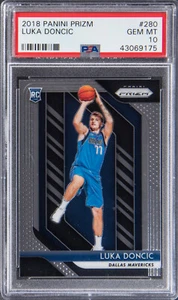 2018 Panini Prizm Luka Doncic #280 Rookie Basketball Card - PSA 10 Gem Mint - Picture 1 of 2