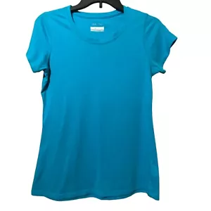 Columbia Omni-Wick Advanced Evap. Blaues sportliches Damen-Trainingsshirt Gr. S - Bild 1 von 7