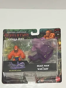 Juego de trineo MOTU Revelation Eternia Minis Beast Man and War - Imagen 1 de 2