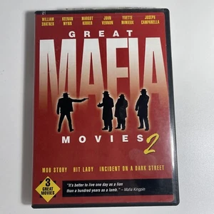 Great Mafia Movies 2 (DVD, 2002) William Shatner Mob Story Hit Lady Incident on - Picture 1 of 2
