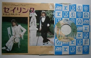 ROD STEWART: SAILING (Warner Bros.) 1977 Japanese Reissue 7" Single - Picture 1 of 2