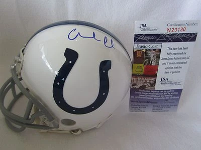 Andrew Luck Autographed Indianapolis Colts Mini Helmet – JSA Cert - Image 1 of 4