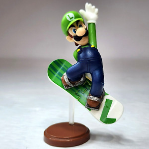 Super Mario Bros Sports 2" Snowboarding Luigi Choco Egg Figure Gashapon Furuta