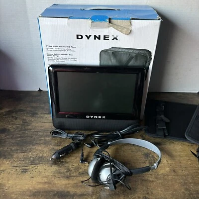 "Reproductor de DVD portátil Dynex DX-D9PDVD 9"" doble pantalla - solo una pantalla notas" Foto 1 de 4