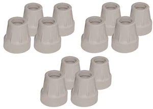 Cane Tips 5/8" Gray 4ct (3 Pack) - Picture 1 of 1