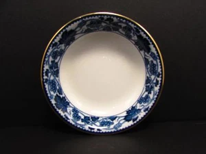 Blue Grape by Nikko 5-3/8" Fruit Dessert Bowl Ironstone Blue Grapes Leaves - Picture 1 of 3