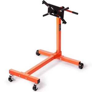 VEVOR Cavalletto Mobile a Forma H Supporto per Motore Portata Max 340kg 4 Ruote - Foto 1 di 12