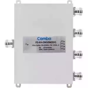 New Comba Telecom PS-K4-ON50M(XH) 555-2700MHz 4-Way Power Splitter Wilkinson 2B - Picture 1 of 11