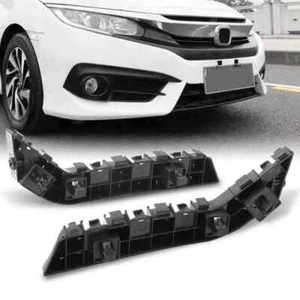 Pair Front Bumper Bracket Cover Reinforcement L+R Side For 2016-2021 Honda Civic - Picture 1 of 11