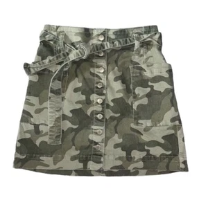 Hollister green camouflage mini skirt Size XS - Picture 1 of 10