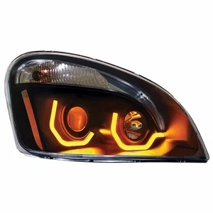 Blackout Freightliner Cascadia Projection Headlight w/ Dual LED Light -Passenger - Picture 1 of 3