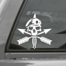 UNITED STATES ARMY GREEN BERET SKULL SPECIAL FORCES Vinyl Decal Sticker