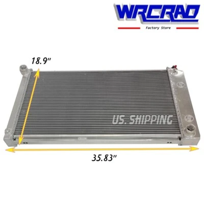 Radiator fit 1977-1992 Cadillac DeVille Pontiac Buick Brougham Fleetwood V8 1979 - Image 1 of 4