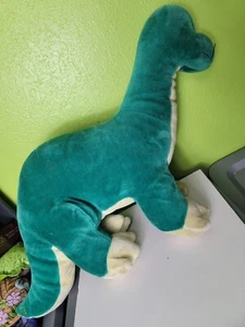 Vintage Gerber Precious Plush 25” Stuffed Brontosaurus Green Dinosaur Rare 1980s - Picture 1 of 9