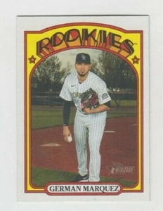 (10) German Marquez 2021 TOPPS HERITAGE BASE CARD LOT #153 COLORADO ROCKIES - Picture 1 of 1