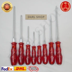 VESSEL 4500 screwdriver 8-piece set Phillips slotted head JIS Power Grip Japan - Picture 1 of 21