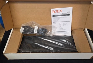 Rolls RM67 Rack Mount Mic/Line Mixer 3 XLR/4 RCA 1U new in the box - Picture 1 of 8