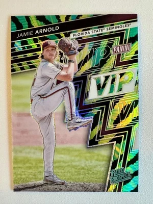 2025 The National VIP Gold Pack Jamie Arnold Rated Prospect Baja Tiger SSP - Image 1 of 2