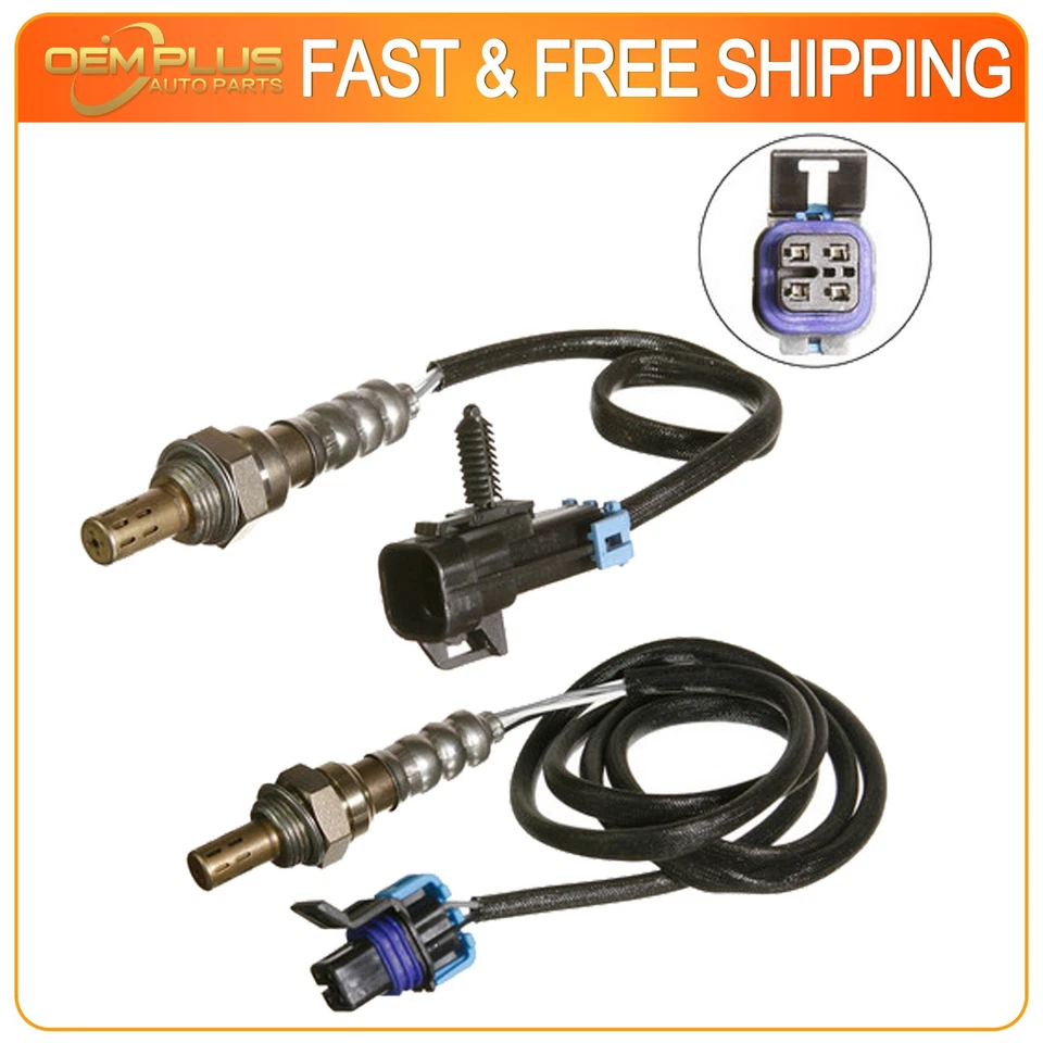 2x Sensor de oxígeno ascendente y descendente para Chevy Malibu Olds Alero Pontiac Grand Am 1999 2000 Foto 1 de 4