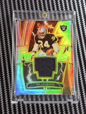 Parche Panini Select Bo Jackson Silver Player 2021 usado/usado #50/99🔥Raiders🔥 Foto 1 de 4