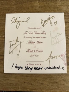 The Last Dinner Party Signed & Personalised Vinyl Nothing Matters /1000 Rare - Picture 1 of 6