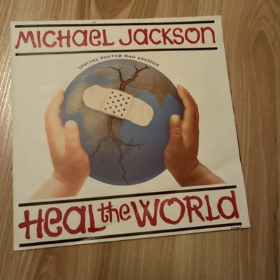 Michael Jackson Heal the World - NEU - Poster Bag Edition - Rare Vinyl 7" Single - Bild 1 von 2