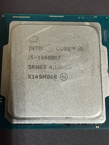 Used Intel Core i5-10600KF SRH6S Desktop Processor 6 Cores 12 Thread CPU LGA1200 - Zdjęcie 1 z 2