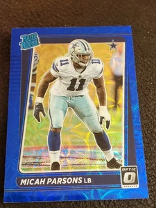 2021 Donruss Optic Micah Parsons Blue Scope Rated Rookie #245 Cowboys - Picture 1 of 2