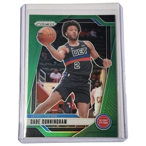 2024-25 Panini Prizm #41 Cade Cunningham Green Prizm Pistons - Picture 1 of 2