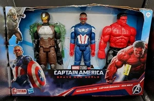 Captain America New World Order Titan Hero Action Figure Set - Falcon Red Hulk - Picture 1 of 3