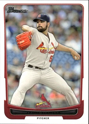 2012 Bowman #47 Jaime Garcia [GOATCARDS] - Image 1 of 2