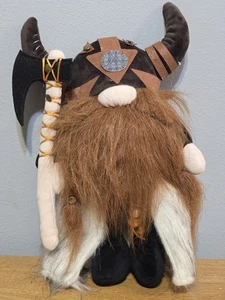 Viking Nordic Warrior Gnome Plush 14" Renaissance Scandinavia - Picture 1 of 10