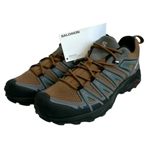Salomon X Ultra Pioneer Aero Shoes Mens 8.5 Ortholite Marrn Toffee 416698 New - Picture 1 of 13