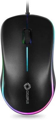 FC112 USB Optical Wired Computer Mouse with Easy Click for Office and Black  - Image 1 of 4