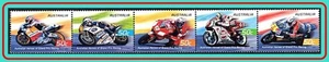 AUSTRALIA 2004 MOTORCYCLES set MNH  SPORTS - Picture 1 of 1