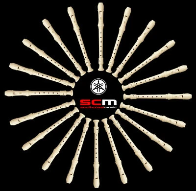 20 x YAMAHA YRS24B Descant / Soprano Recorder School Pack - 20 Pieces - Image 1 of 4